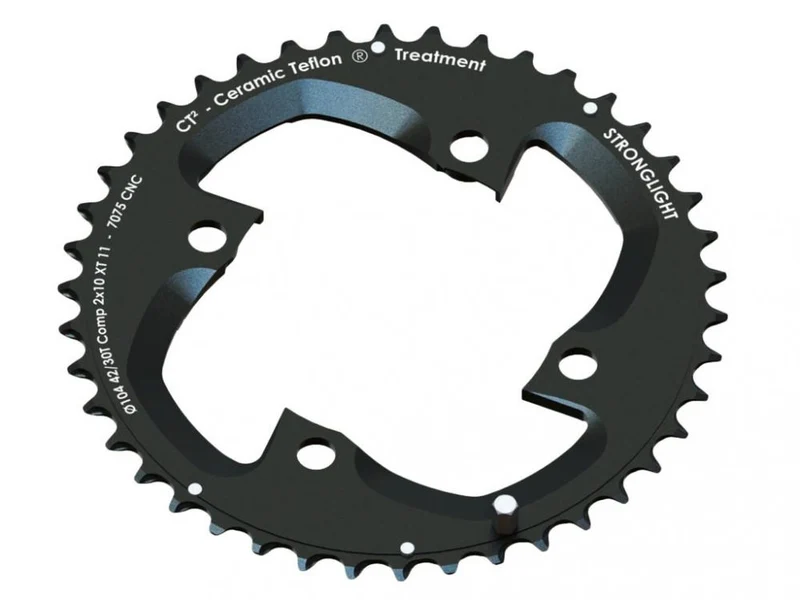 Stronglight Kettenblatt MTB Shimano 2x10 für XT FC M785 4Arm außen 42(30)Z