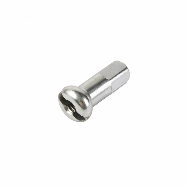 DT Swiss Speichennippel 2.0 Messing 12 mm silber - robuste, moderne Ausführung