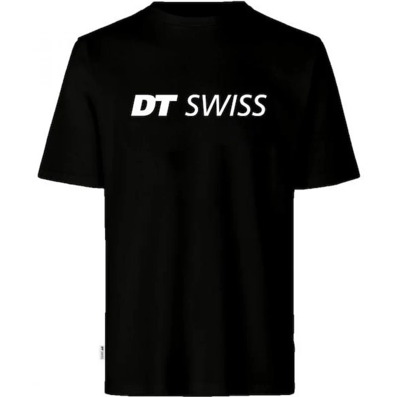DT Swiss T-Shirt DT SWISS Classic Logo M Schwarz - komfortables Unisex-Fanshirt