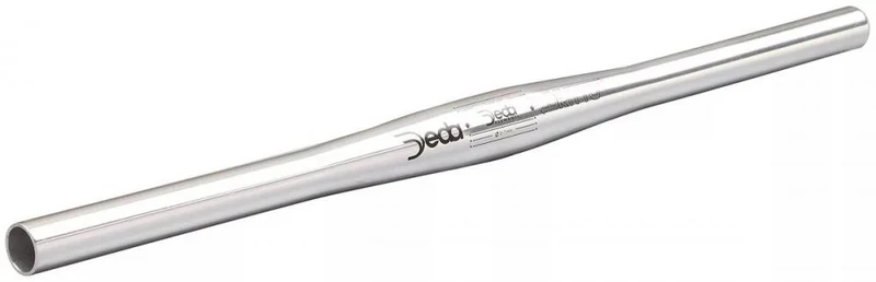 Deda Elementi Lenker Fixie Dritto 50 Zentimeter silber polish - Urban- und Singlespeed-Lenker aus 6061 Aluminium, 26,0 Millimeter Klemmung