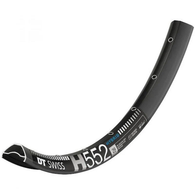 DT Swiss Felge HYBRID H 552 29"/30 mm 32 Loch Schwarz - robuste E-MTB-Felge