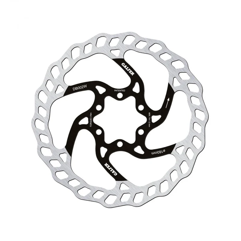 Galfer Bremsscheibe MTB Wave 6-Loch Ø 160 mm Silber - 131 g ultraleicht