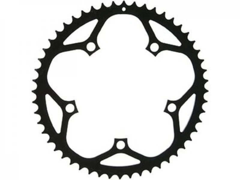 SRAM Kettenblatt Road Track 48 Zähne 130mm Lochkreis schwarz - Singlespeed Kettenblatt für Bahnrad und Fixie
