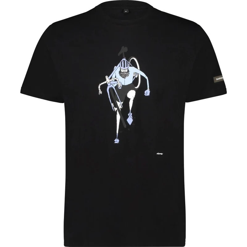 SHIMANO Sentiero Ltd. T-Shirt XXXL Black - komfortables Freizeit- und Bike-Shirt