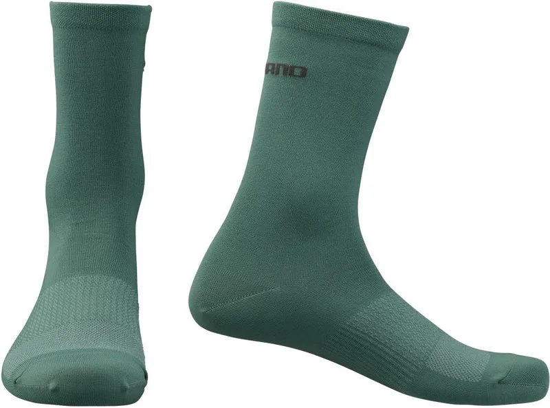 SHIMANO PERFORMANCE SOCKS SAGE GREEN Größe S/M GREEN - atmungsaktive Radsocken