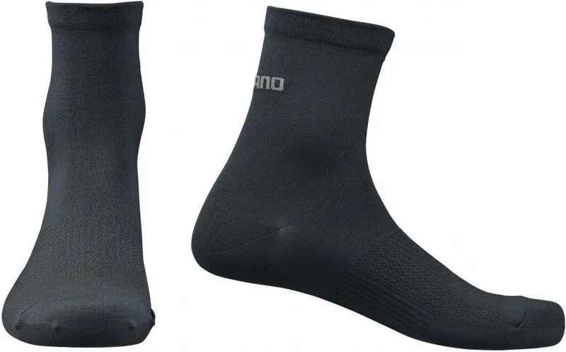 SHIMANO PERFORMANCE MID SOCKS BLACK Größe M BLACK - atmungsaktive Radsocken