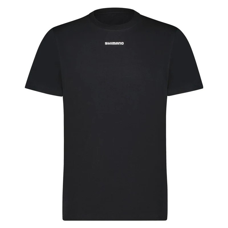 SHIMANO UX URBAN T-Shirt BLACK S T-Shirt - atmungsaktives Radsport Shirt für Alltag und Training