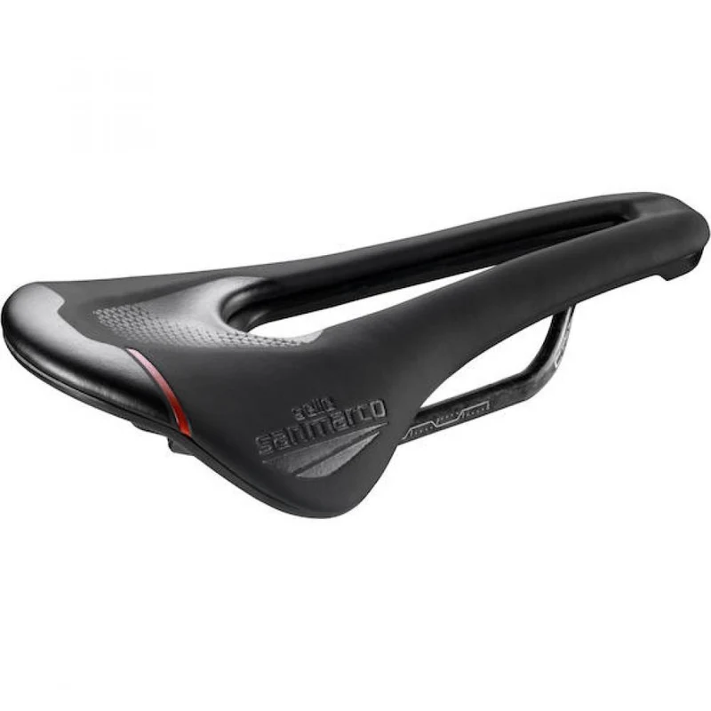 Selle San Marco Sattel Shortfit 2.0 Carbon FX 140 x 255 mm Schwarz - leichter Rennradsattel mit hoher Performance