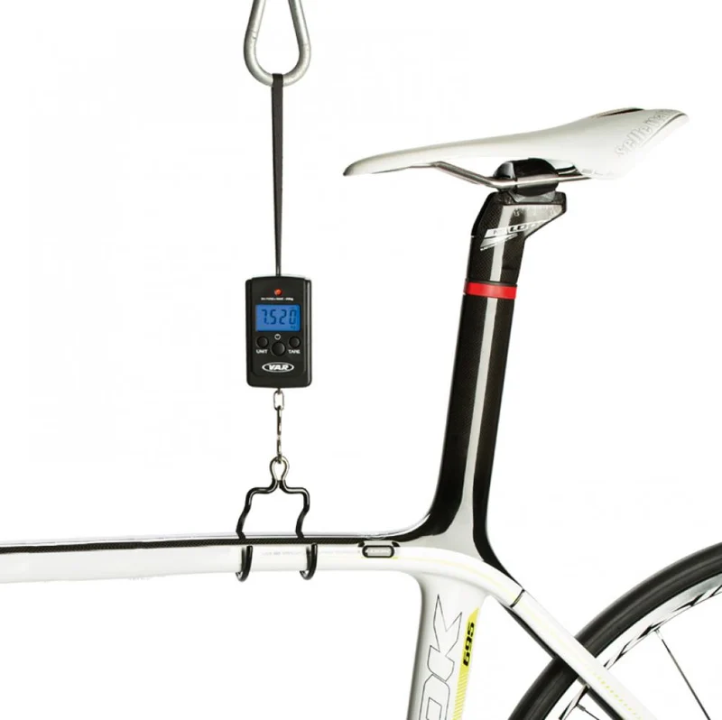 VAR Digitale Handwaage DV-71700 Kompaktgröße - präzise Fahrrad- und Komponentenwaage