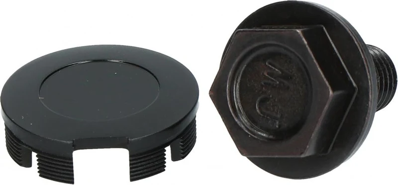 SHIMANO Kurbelbefestigungsschraube FC-6000 - mit Abdeckkappe, Schwarz