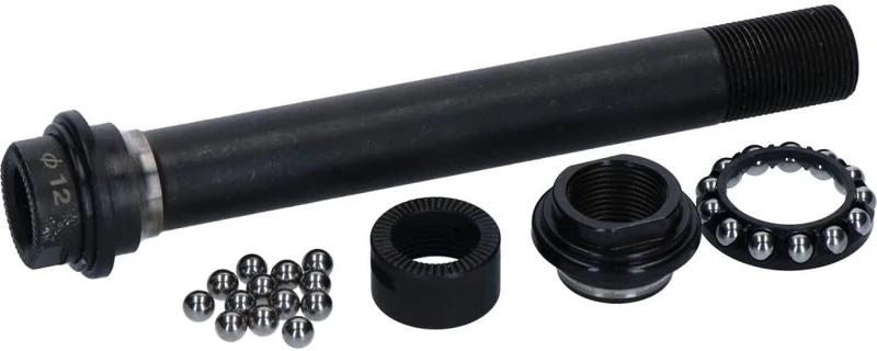 SHIMANO Hohlachse für FH-M640 Komplettkit M10 - 130 g, Ersatzachse Hinterradnabe