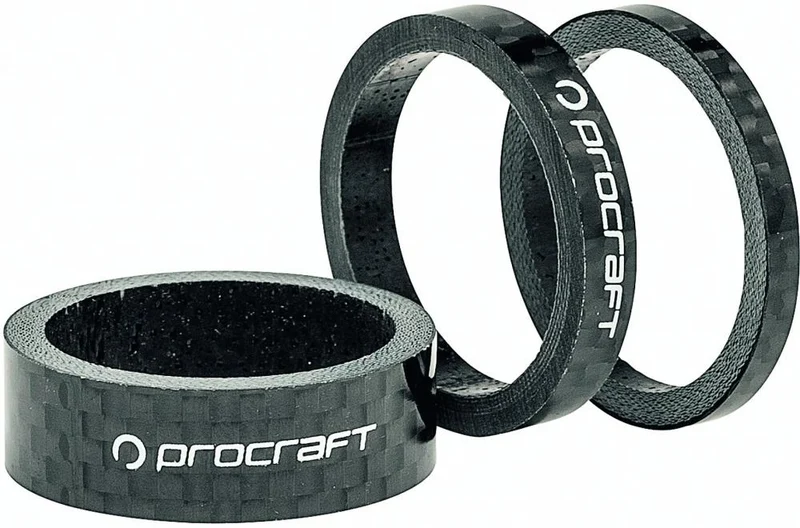 Procraft Spacer Carbon 1 1/8 Zoll Set - Ahead Spacer 3, 5, 10 mm