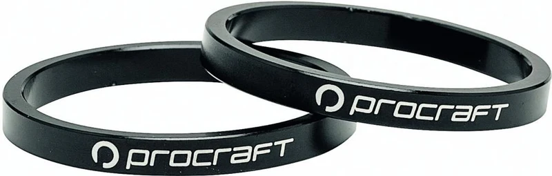 Procraft Ahead Spacer Alu 5 mm 1.5 Zoll Schwarz - Präzise Lenkeranpassung