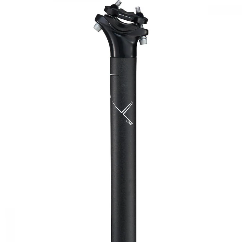 MERIDA COMP CC Sattelstütze 27,2 x 400 mm, schwarz, Aluminium, Twin-Bolt Klemmung, ISO 4210