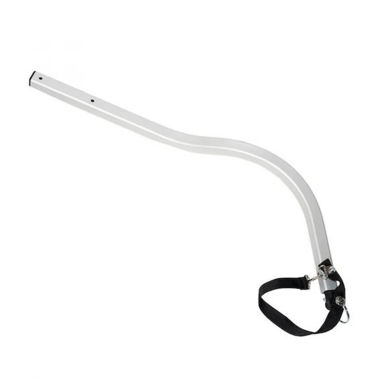 Burley Deichsel inkl. Kupplung für Bark Ranger L Silber - sichere Verbindung für Hundefahrradanhänger