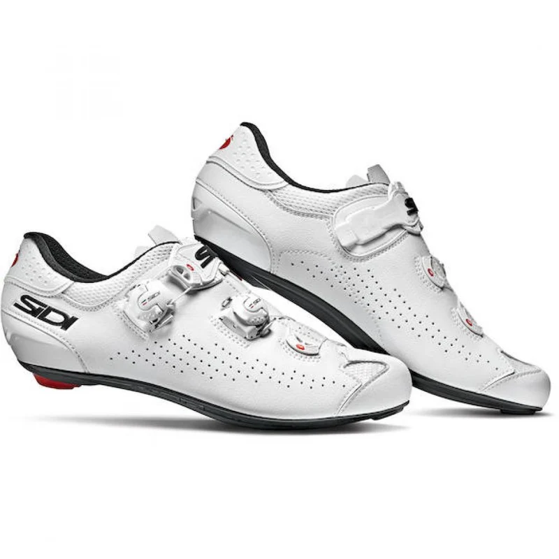 Sidi ROAD Genius 10 Woman white/white 36 Weiß/weiß - moderner Damen-Rennradschuh mit Carbonsohle