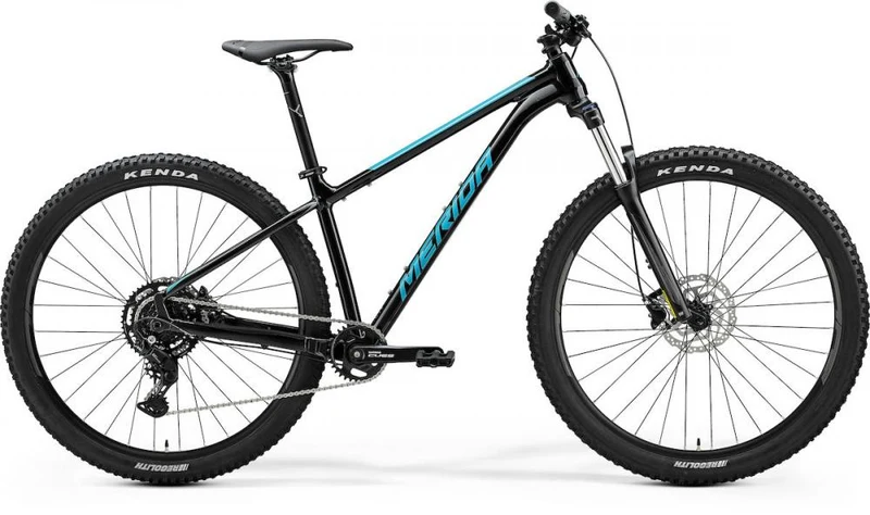 Merida BIG.TRAIL 200 I2 metallic-schwarz/türkis XXL - robustes Trail-Hardtail für anspruchsvolle Touren