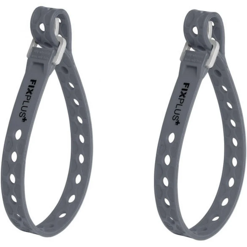 FixPlus Spannband Strap Nano/Slim Fit 40 cm Dunkelgrau - flexibles Fixierband für sicheres Spannen