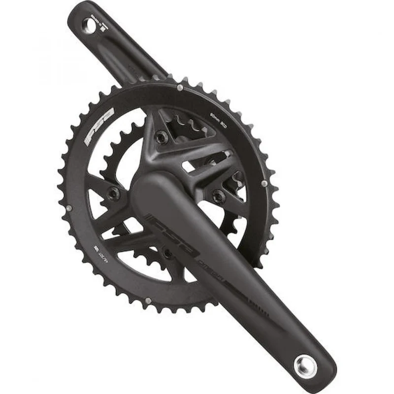 FSA Kurbelgarnitur Omega MegaExo 2x 175 mm Schwarz - effiziente Leistung für 2x12-fach