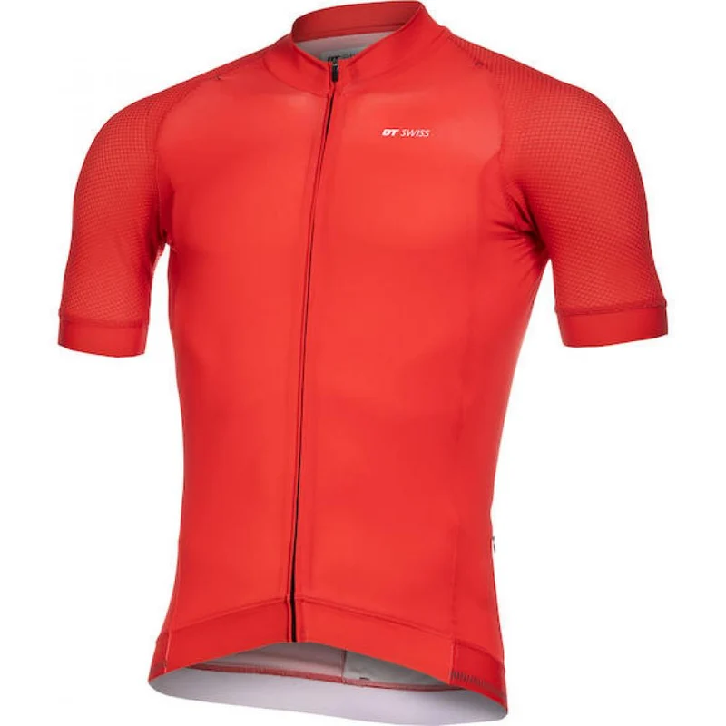 DT Swiss Trikot New Road rot S Rot - leichtes, atmungsaktives Bike-Trikot