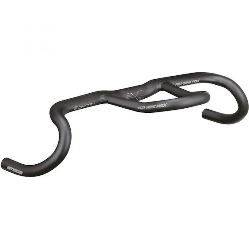 FSA Lenker Pro-Wing AGX 31,8 x 440 mm Schwarz - Gravel- und Bikepacking-Lenker mit U-Shape