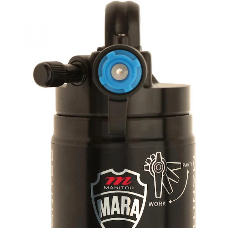 Manitou Federbein Mara Comp Inline Eyelet 190 x 37,5 mm Schwarz - leistungsstarker MTB-Dämpfer