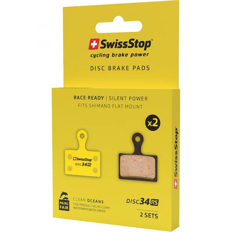 Bremsbeläge SwissStop Disc 34 E Bremsbeläge 34 - leistungsstarke Scheibenbremsbeläge für Shimano
