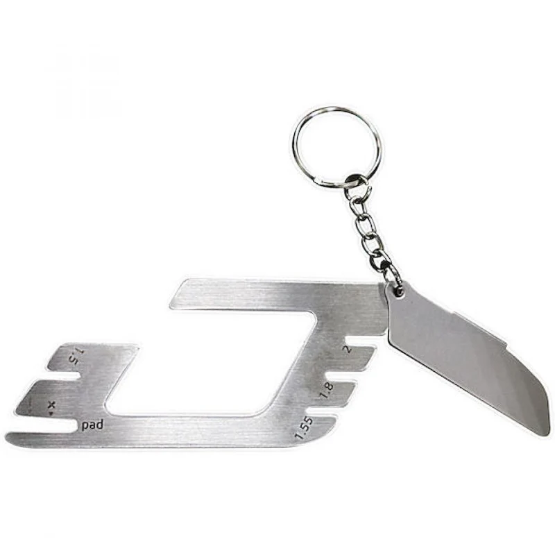 Jagwire Werkzeug J-Tool Universal Silber - präzise Verschleißlehre für Bremsscheiben