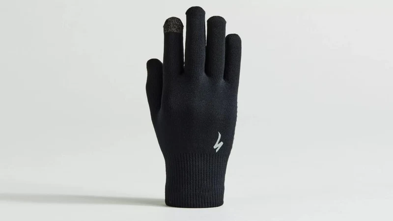THERMAL KNIT GLOVE LF BLK L - Thermo Strickhandschuhe Schwarz Größe L - Handschuh Langfinger