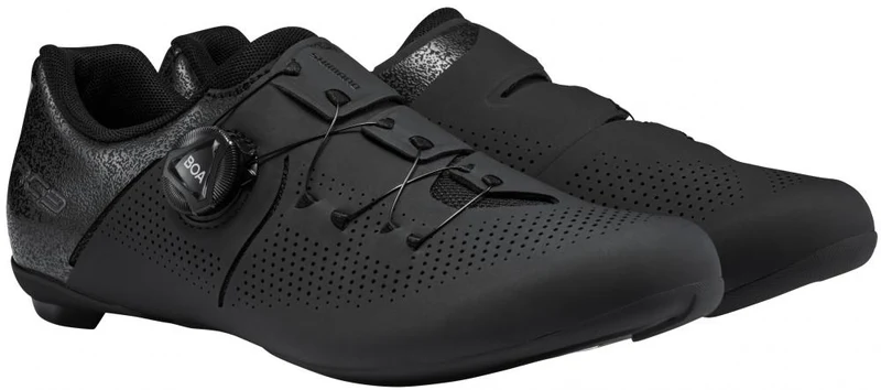 SHIMANO Fahrradschuhe RC302W Damen Road SPD-SL Fahrradschuhe Größe 37 Schwarz