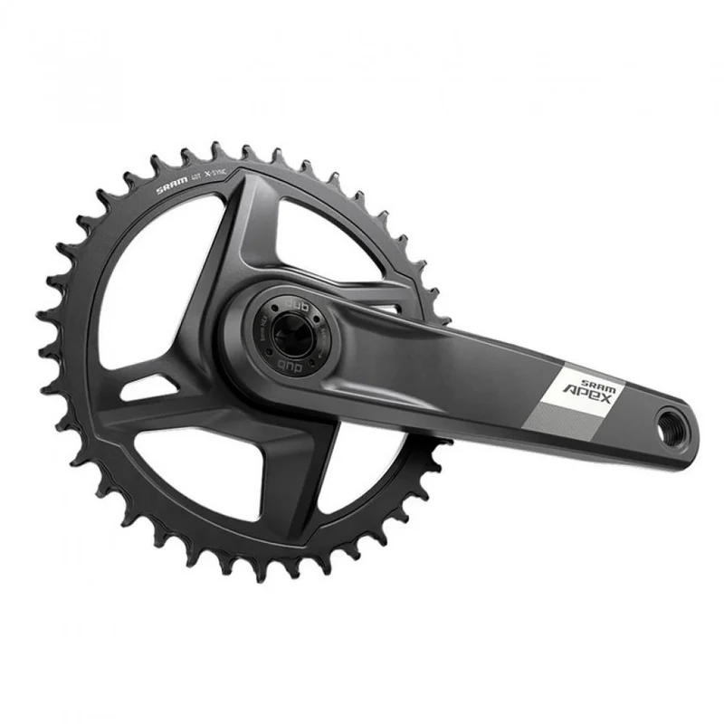 SRAM Apex 1 DUB Wide Kurbelgarnitur 165 mm 40T - leichte 1x Performance für Gravel
