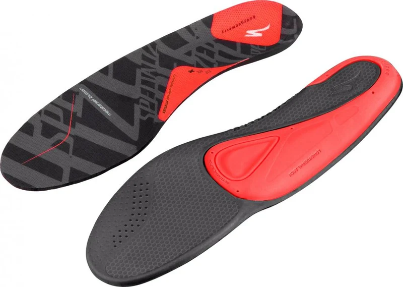 Specialized BG SL Footbed 38-39 RED - ergonomische Body Geometry Einlegesohle - BG FITTING