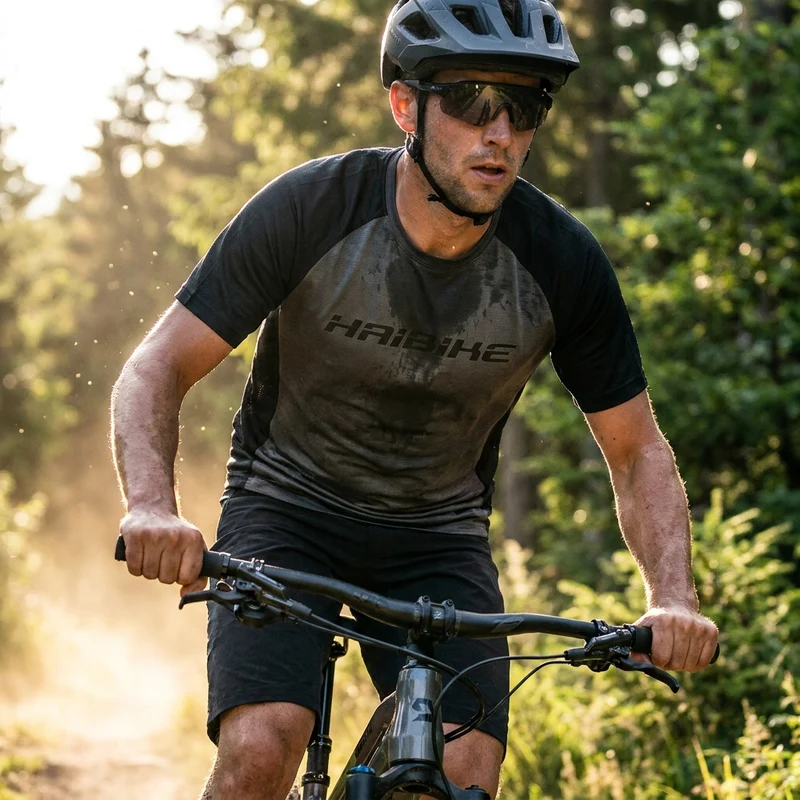 Haibike Elvas M T-Shirt - Atmungsaktives Fahrrad-Shirt für Herren
