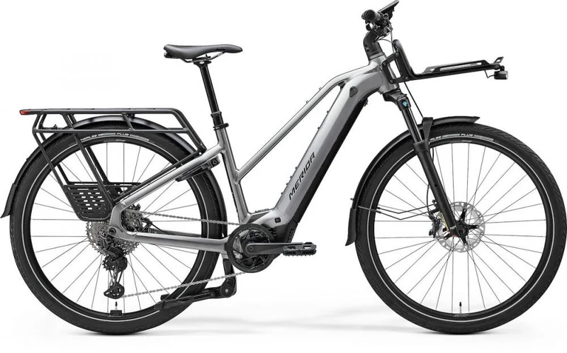 Merida eFLOAT HD 700 Lady EQ M Grau - komfortables E-Trekkingrad für Alltag und Tour