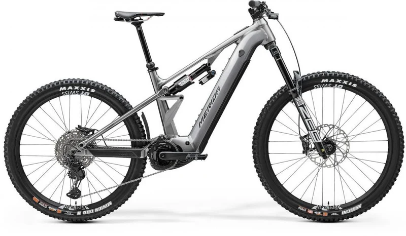 Merida eONE-EIGHTY 900 I1 glossy gunmetal XS Grau - leistungsstarkes E-MTB für anspruchsvolle Trails