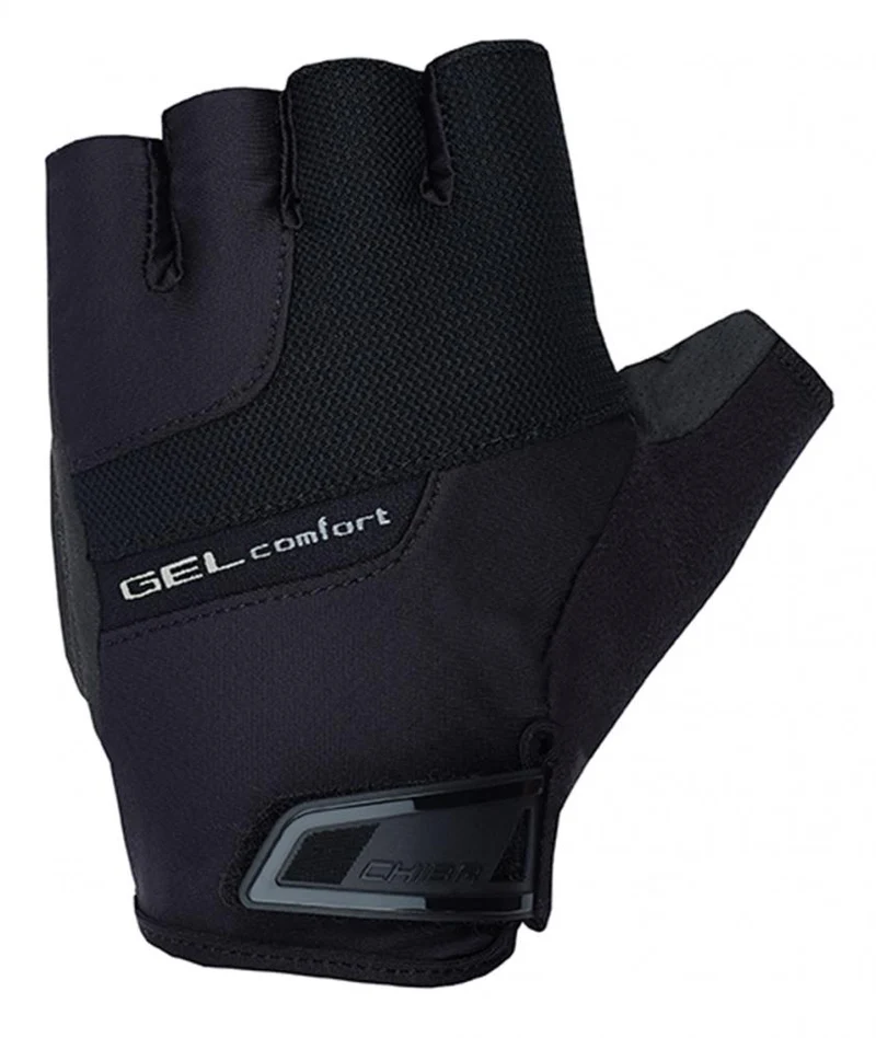 CHIBA Gel Comfort - Radhandschuhe XS schwarz mit Gelpolsterung