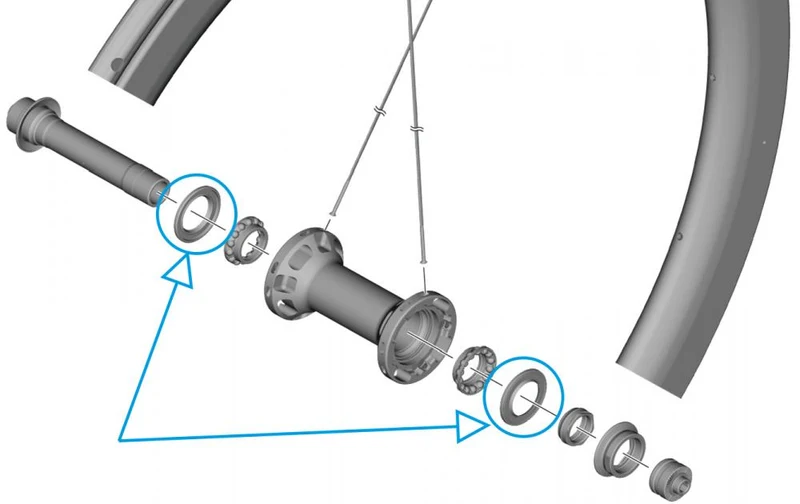 SHIMANO Dichtring WH-R9270 - Dichtungsring für Rennrad-Laufräder