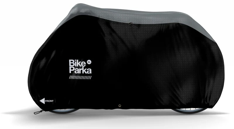 BikeParka Fahrradabdeckung XL Black - robuster Wetterschutz für große Fahrräder