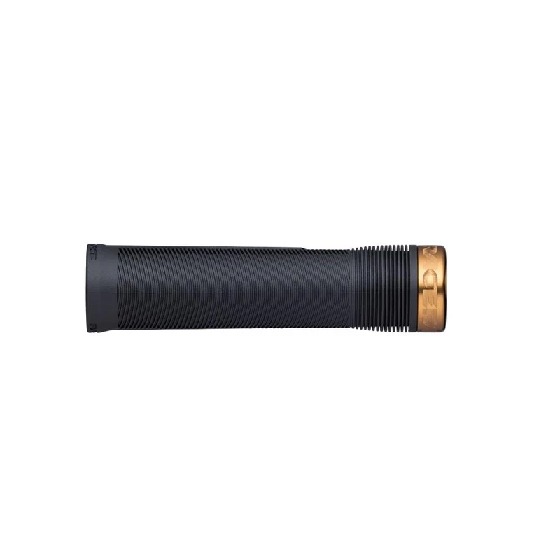 Race Face Chester Lock-On Griff 136/34mm black/kashmoney bronze, schwarz - sicherer Komfortgriff fürs MTB