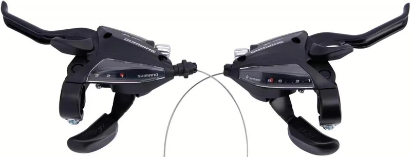 Shimano ST-EF500 3-/8-fach, rechts + links schwarz - präzise Schalt-/Bremshebel in neuester Version