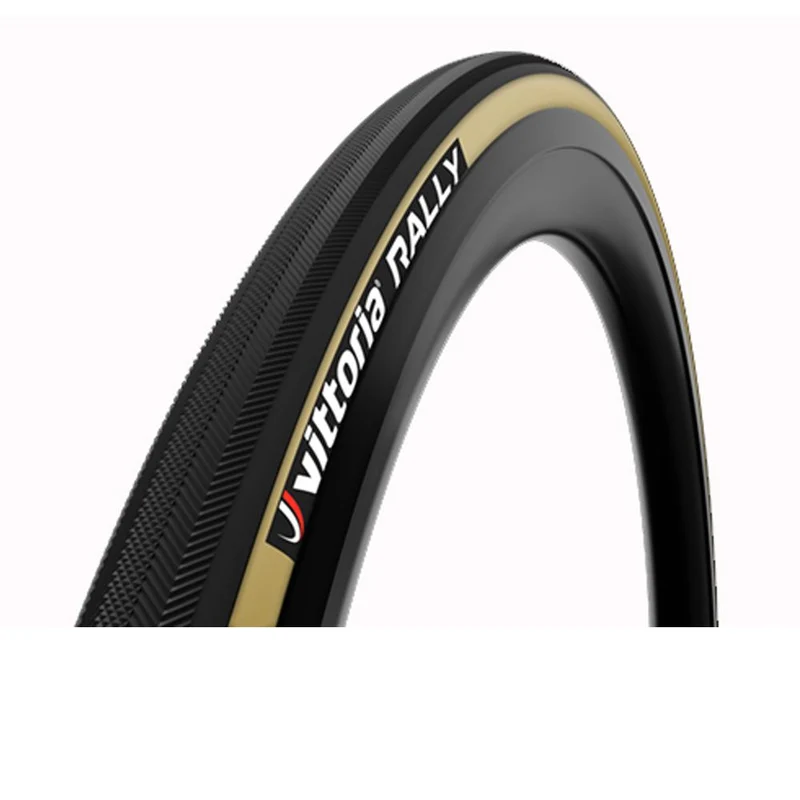 Vittoria Rally 23-622 Schlauchreifen 23 tan/black - langlebiger Trainings-Rennradreifen