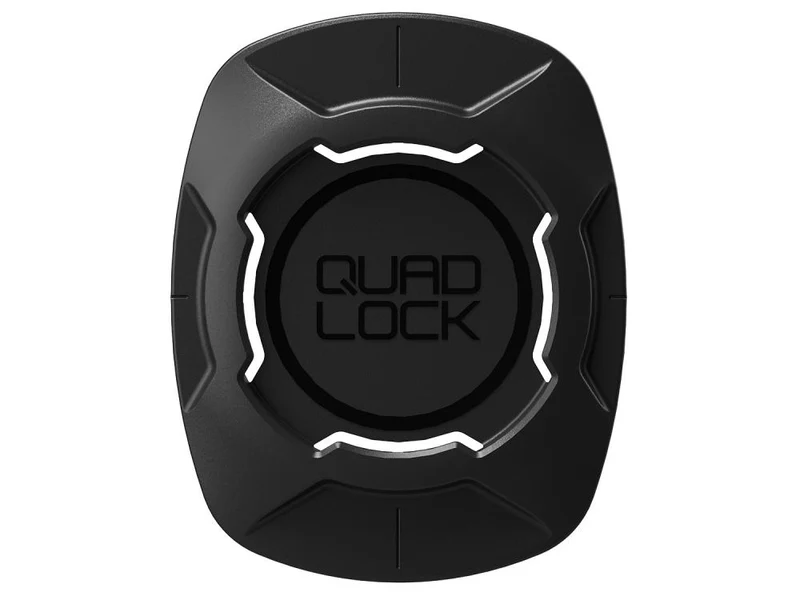 Quad Lock Universal Adapter V3 Schwarz - 3M VHB Klebepad, 4,5 mm flach, 66×48 mm, kompatibel mit allen Twist-Lock-Halterungen