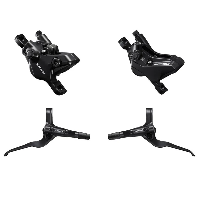 SHIMANO Set Scheibenbremse Vorderradbr. MT401 Hinterradbr. BRMT420 SHIMANO Logo