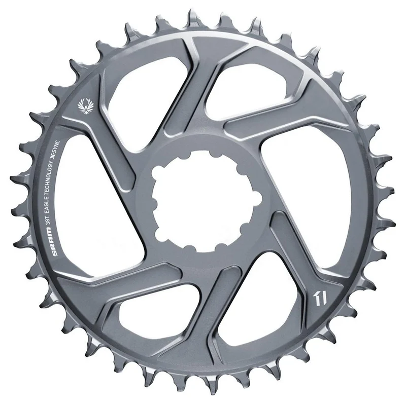 SRAM Kettenblatt X-Sync 2 Eagle 36T grau, 6 mm Offset - leiser, effizienter Antrieb