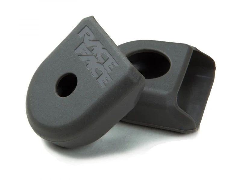 Race Face Crank Boot Kurbelschutz Kit, 2 Stk., small, grau - Schutz für Kurbelarme