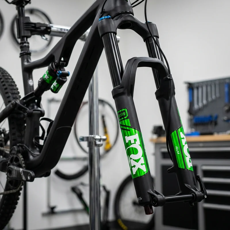 FOX FOX Decal 2019 AM Heritage, Green - hochwertiger Gabel- & Dämpferdekor-Satz