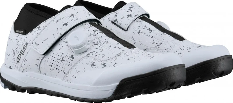 SHIMANO Fahrradschuhe GE900H Herren/Damen MTB SPD Weiß - Gravity- und Enduro-Schuh in moderner Ausführung