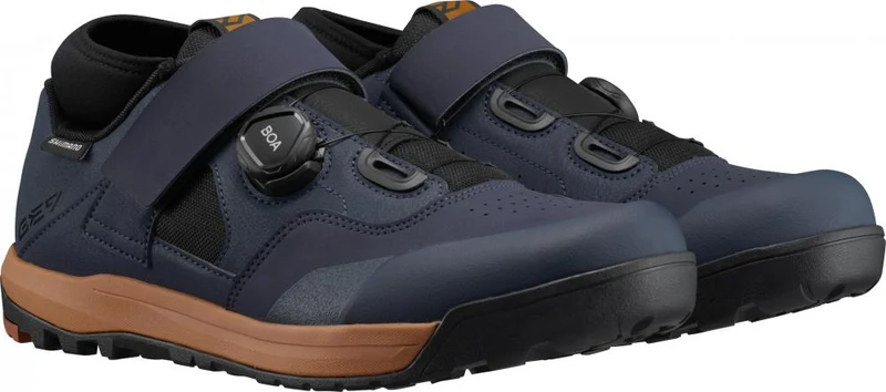 SHIMANO Fahrradschuhe GE900W Damen MTB SPD Fahrradschuhe 41 Blau