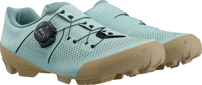 SHIMANO Fahrradschuhe XC302W Damen MTB SPD Größe 36 Fahrradschuhe - Blau