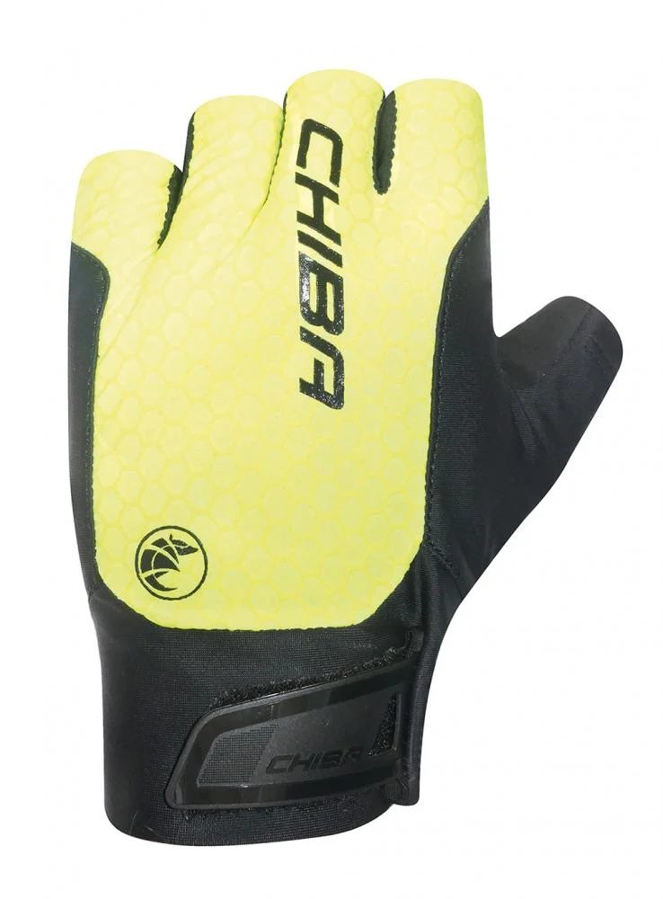 CHIBA Pure Race II - Radhandschuhe neongelb, XL, atmungsaktiv, leicht, direkter Griff